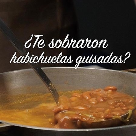 ¿Te sobraron habichuelas guisadas?