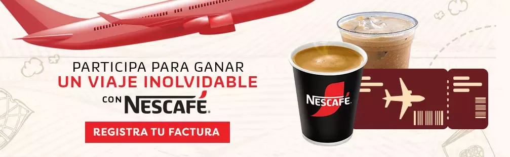 Gana un viaje con nescafé