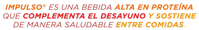 Impulso bebida alta en proteína